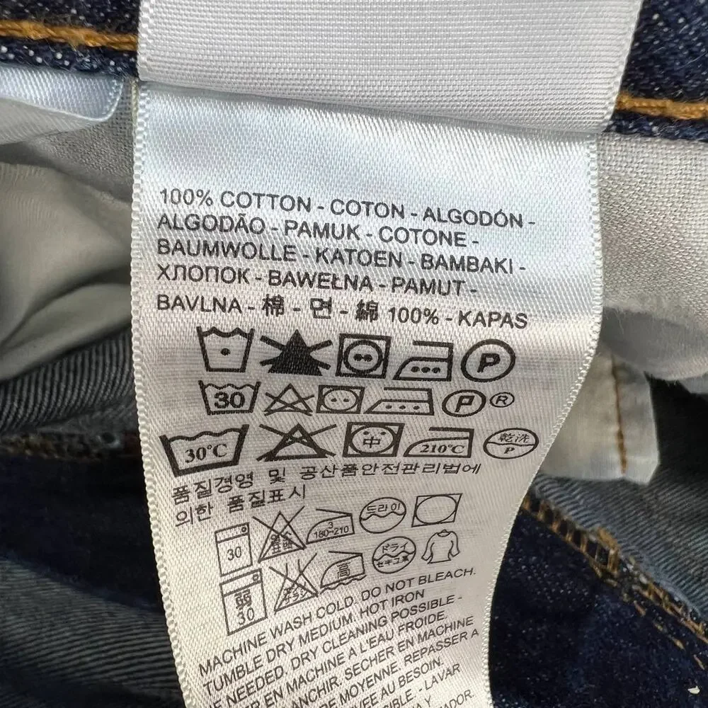 Levi's 517 Men's Bootcut Jeans Size W38 L30 Dark Denim Wash - Picture 5 of 12